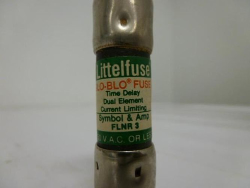 Littelfuse FLNR3; Fuse 3Amp; 125-250V