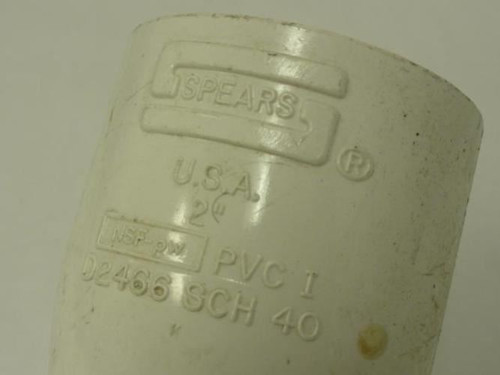 Spears PVC I D2466; Lot-4 Elbow Fitting 45 Deg 2" NS SCH40