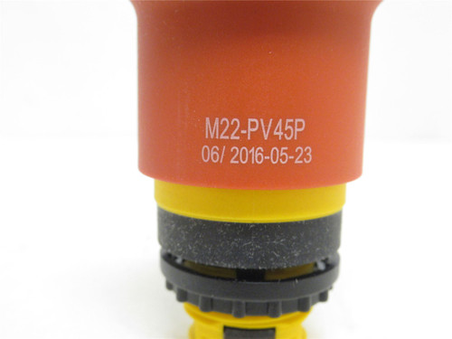 Eaton M22-PV45P; E/Stop Switching Off Push-Button; Palm Tree