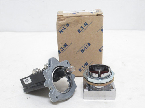 Eaton E30DA; Single Button Operator; Illuminated; 120VAC