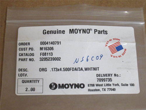 Moyno F08113; O-Ring Set;  ORG.173x4.500FDA/3A; 3205239002