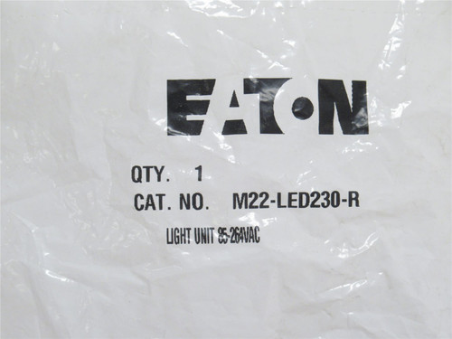Eaton M22-LED230-R; LED Light Unit; 85-264VAC/VDC