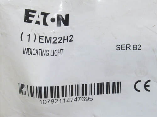 Eaton EM22H2; Push-Button Indicating Light; Red; 25mm