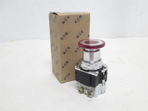 Eaton 10250T1063LRD06-1X; Illuminated Push-Pull Operator; Red