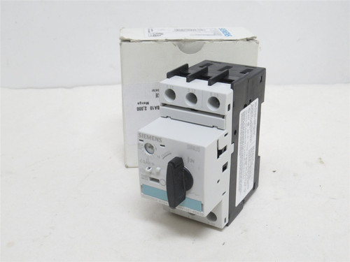 Siemens 3RV1021-4BA10; Starter Protector 14-20A; 3P; 600VAC
