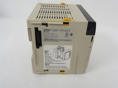 Omron CQM1-CPU43-EV1; CPU Machine Control -W/16 Point Input; 24 VDC
