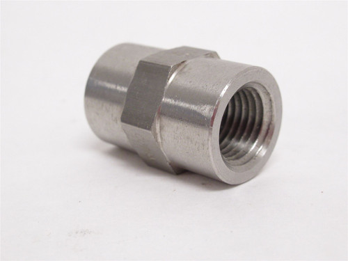 Industry-Std  1DGB8; Hex Coupling; SS-316; 1/4NPT