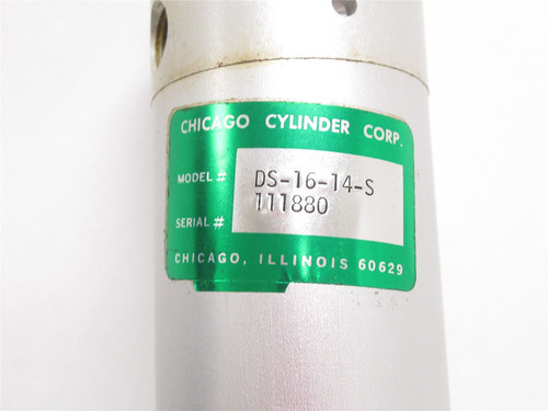 Chicago Cylinder DS-16-14-S; Air Cylinder; 2"ID x 14" Stroke