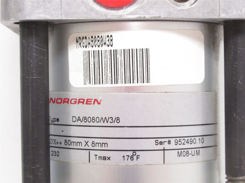 Norgren DA/8080/W3/8; Air Cylinder; 80mmID x 8mm Stroke