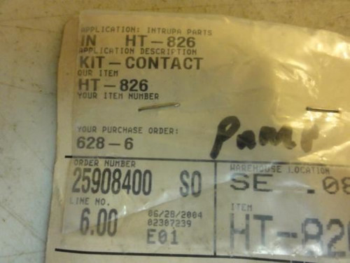 MFG- HT-826; Contact Kit