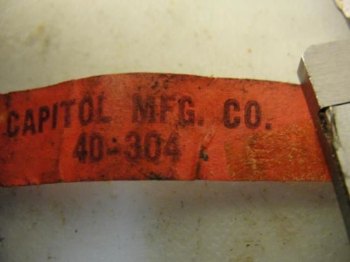 Capitol 40-304; Axle Push Rod Frame; 7mm ID; 11mm OD