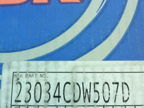 NSK 23034CDW507D; Spherical Roller Bearing; 170mm ID; 260mm OD