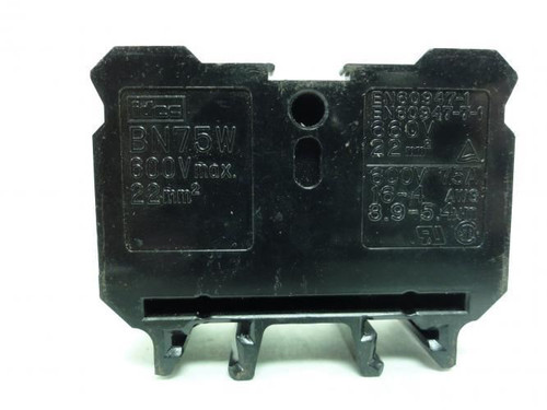 Idec BN75W; Lot-5 Terminal Blocks; 600V; 75A