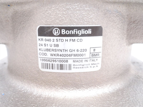 Bonfiglioli KR0402STDHFMCD; Gearbox; RA; 2:1 Ratio