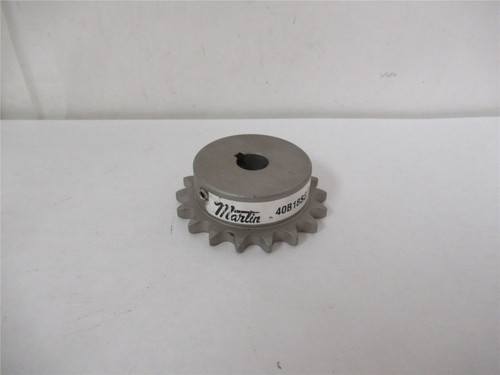 Martin 40B18SS-5/8; SS Sprocket #40Chain 5/8"ID 18 Teeth