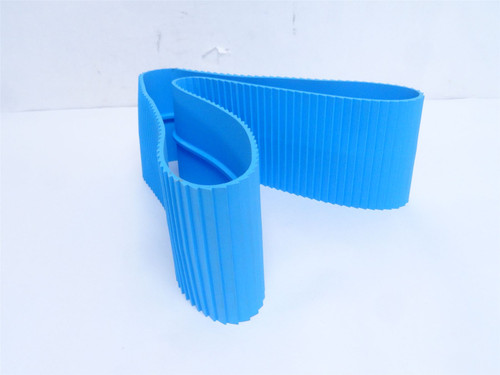 Foodmate IE03007032; Guided Blue Rubber Belt 40" L x 3-7/8" W