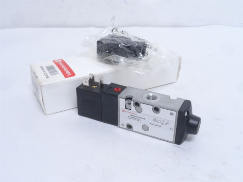 Norgren V60P417A-A213JB; Solenoid Valve 145PSI; 1/8NPT; 24VDC