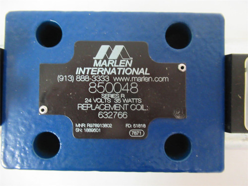 Marlen 850048; Directional Control Valve 24VDC