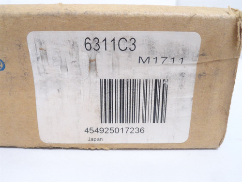 Koyo 6311C3; Angular Contact Bearing 55mmID x 120mmOD x 29mm W