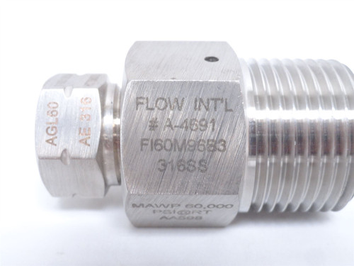 Flow International S-4691; Adapter SS 3/8"Tube FI60M96B3