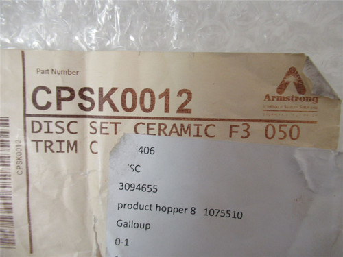 Armstrong CPSK0012; Disc Set Ceramic F3050 trim C