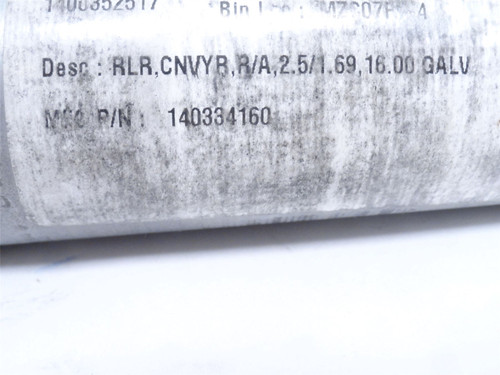 Intelligrated 140334160; Conveyor Roller; RA; 16" Long