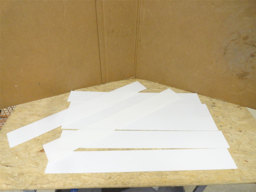 MFG- ADTI0001; Lot-7; Plastic inserts; 32" Long x 4" Wide