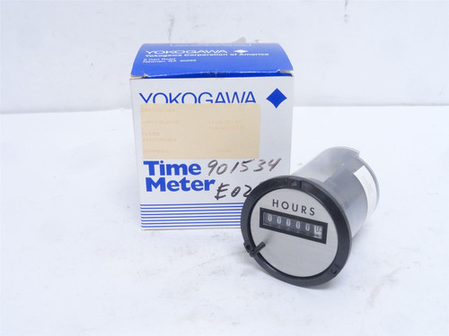 Yokogawa 240632AC-AE8; Hour Time Meter; 480VAC; 2.5" Round