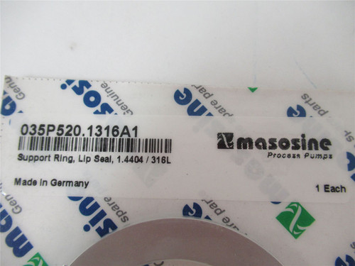 Masosine 035P20.1316A1;  Pump SupportRing LipSeal1.4404/316L
