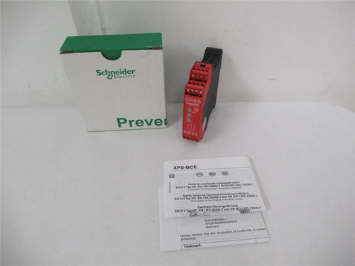 Schneider XPSBCE3110P; Relay2 Hand 24Vac/dc Type IIIC 2NO/1NC