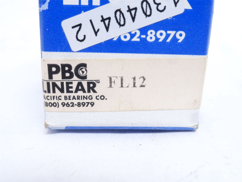 PBC FL12; Plain Linear Bearing 3/4"ID x 1-1/4"OD x 1-5/8" L