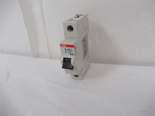 ABB S201-K10; Miniature Circuit Breaker 10A 1P
