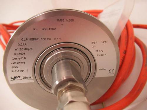 LAT TM82 1X200; Drum Motor 7.875" wide belt 420VAC .21M/sec