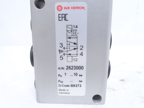 Norgren 2623000; Solenoid Valve; 1-10BAR; 24VDC; 1/4" Ports