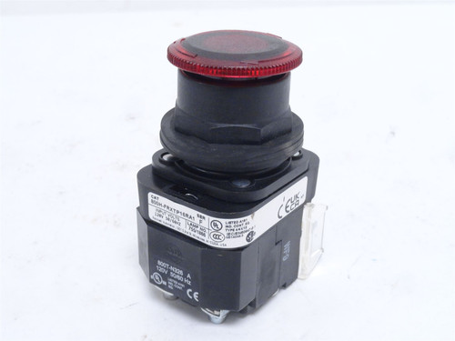 Allen-Bradley 800H-FRXTP16RA1; Red Push-Pull Switch; 120VAC