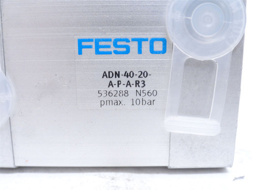 Festo ADN-40-20-A-P-A-R3; Air Cylinder 536288 40mmID 20mm Stk