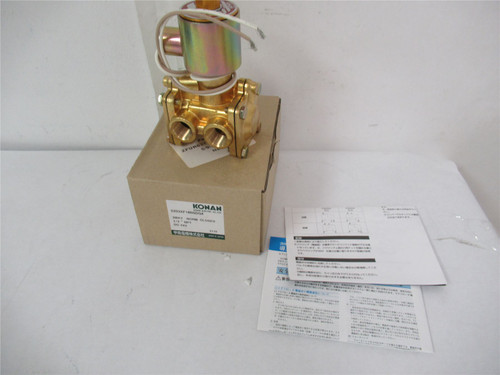 Konan S203XF16N5DG4; Solenoid Valve 3Way 1/2" NPT DC24V