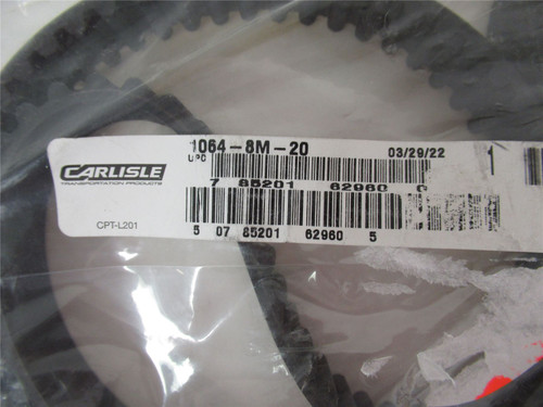 Carlisle 1064-8M-20; Belt 8M Tooth W 43.23"L  0.79 Thick