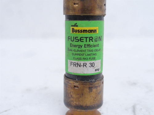 Bussmann FRN-R 30; Time Delay Fuse; 30A; 250VAC/125VDC