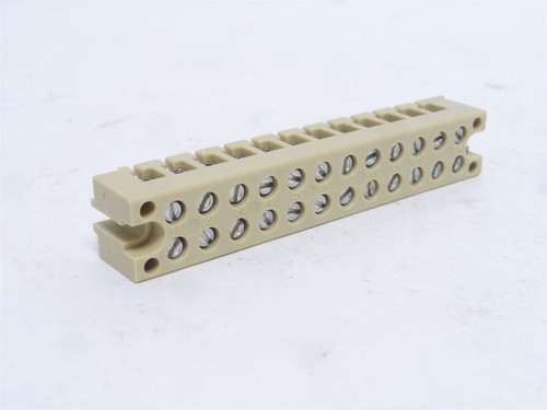 Weidmuller 241260000; Terminal Block MK 2/12; 12-Position
