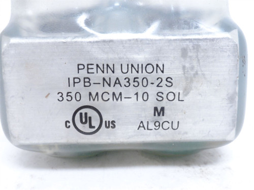 Penn-Union IPB-NA350-2S; Pre-Insulated Power Bar 10AWG; 600VAC