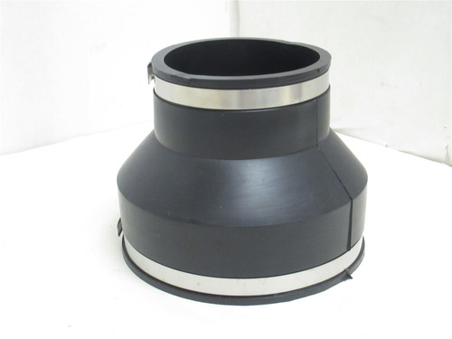 Fernco 1056-64; Elastomeric Flexible Pipe Coupling; 6" x 4"