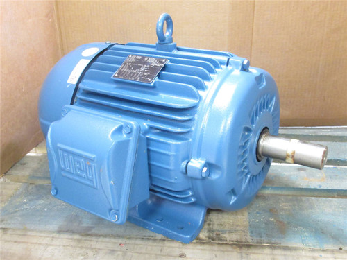 WEG 01018ET3E215T-W22; AC Motor 10HP; 208-230/460; 1765RPM