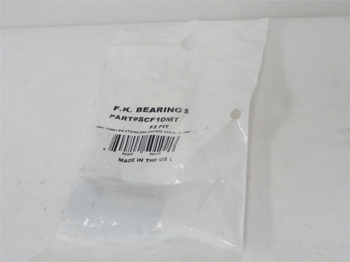 FK Bearings SCF10MT; Rod End Bearing; 10mm Bore; M10x1.5