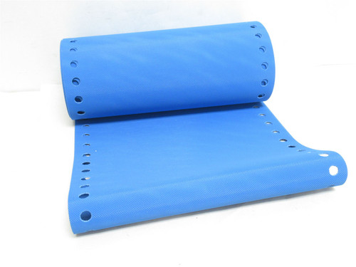 Marel SOP5129-B; Blue Conveyor Belt 280mm Wide; 5129mm Long