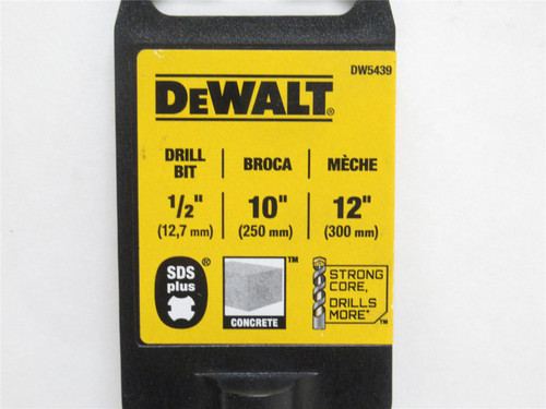 DeWALT DW5439; SDS Plus Hammer Drill Bit; 25/64" x 12"