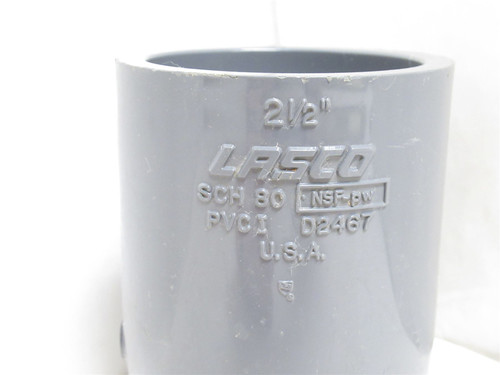 Lasko 806-025; Lot-2 PVC Elbow; 90Deg; Sch: 80; 2-1/2" Socket