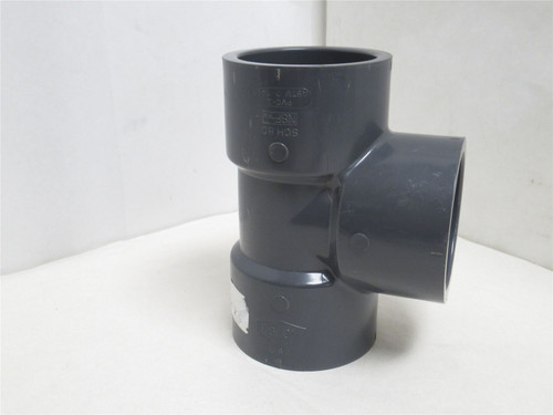 Eslon 801-025; PVCI Tee; Sch: 80; Size: 2-1/2" Socket