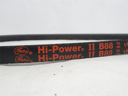 Gates B88; Hi-Power V-Belt 9003-2088; 91" Long; 21/32 Wide