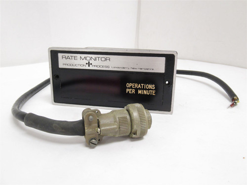 Production Process OPM3-E-DC-R5-CU-X; Rate Monitor; 120VAC